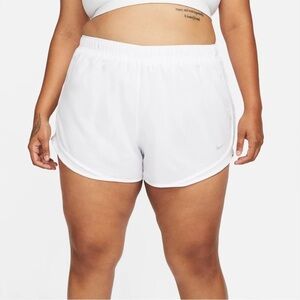 Nike Tempo Dri-FIT Running Shorts White 3” Plus Size 2X Athletic Gym